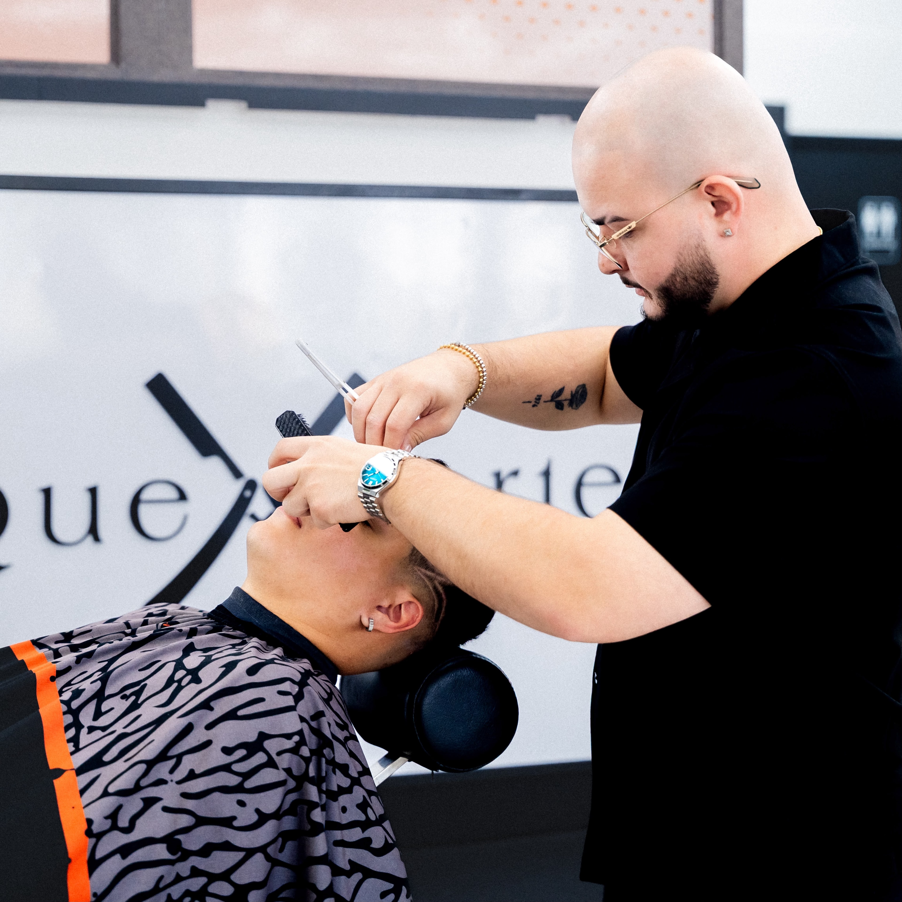 Corte realizado en Yavi Barber